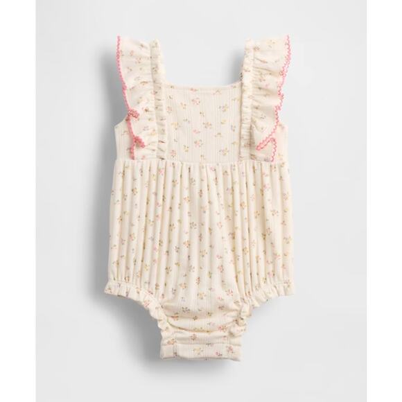 (Bundle of 3) Baby Gap Bubble Rompers and Dress - Picture 5 of 7